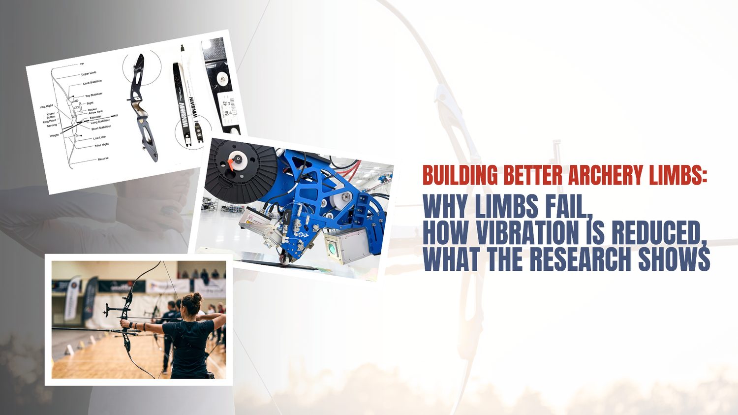 Why elite archers fear a broken limb: an Addcomposites engineering deep-dive on CFRP archery limbs and GFRP stabilizers.